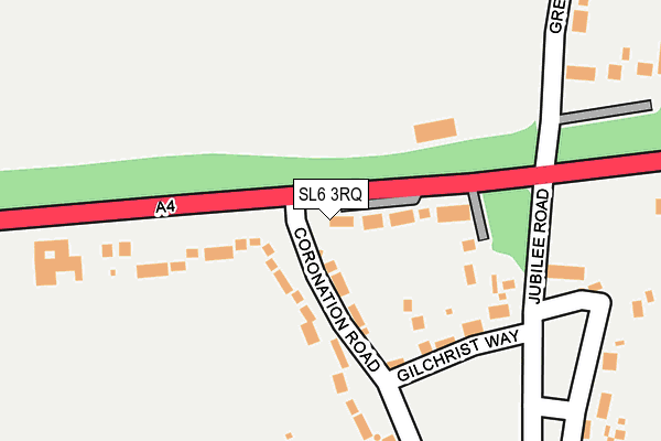 SL6 3RQ map - OS OpenMap – Local (Ordnance Survey)