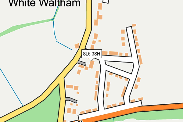 SL6 3SH map - OS OpenMap – Local (Ordnance Survey)