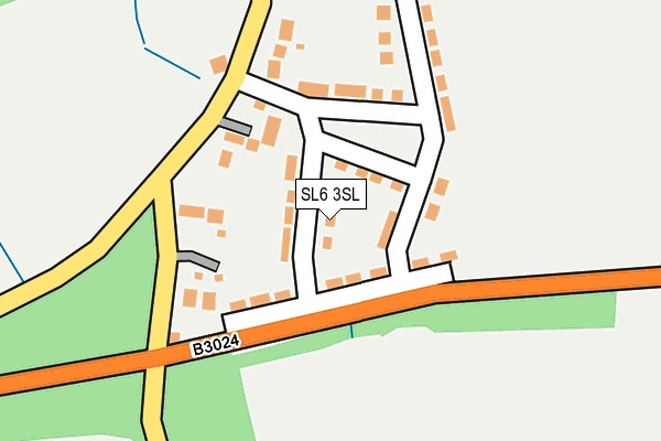 SL6 3SL map - OS OpenMap – Local (Ordnance Survey)