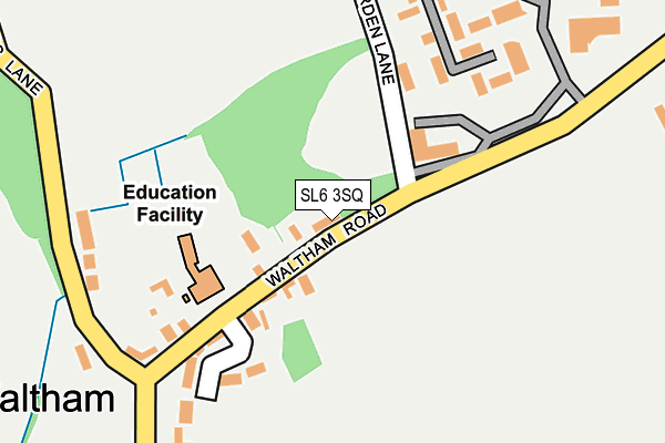 SL6 3SQ map - OS OpenMap – Local (Ordnance Survey)