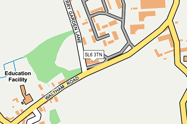 SL6 3TN map - OS OpenMap – Local (Ordnance Survey)