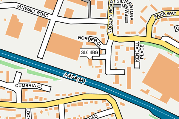 SL6 4BG map - OS OpenMap – Local (Ordnance Survey)