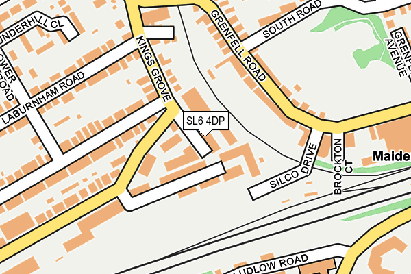 SL6 4DP map - OS OpenMap – Local (Ordnance Survey)