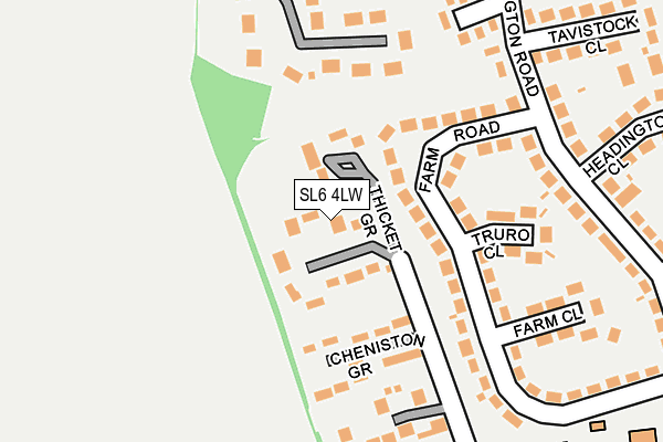 Map of STRIKE MARKETING LTD at local scale