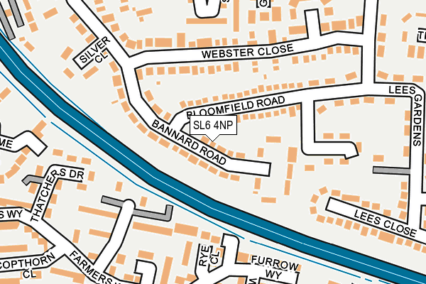 SL6 4NP map - OS OpenMap – Local (Ordnance Survey)