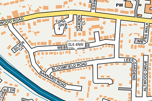 Map of WEBMOTIVATED LTD at local scale