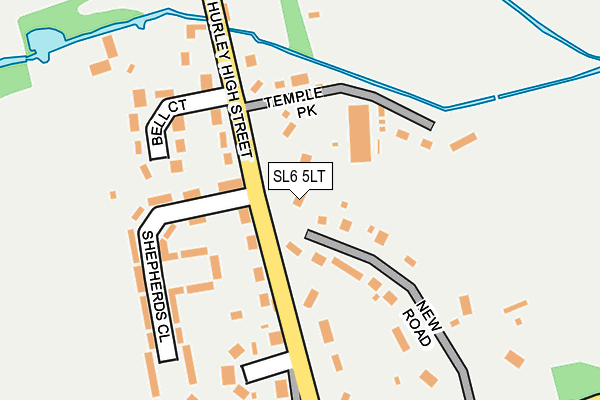 SL6 5LT map - OS OpenMap – Local (Ordnance Survey)