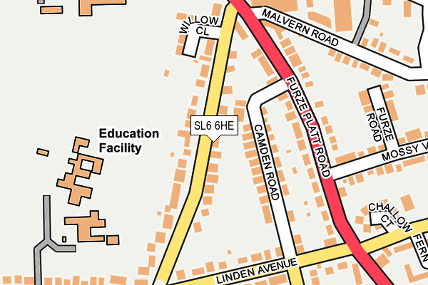 Map of EMMA ALINGTON LIMITED at local scale