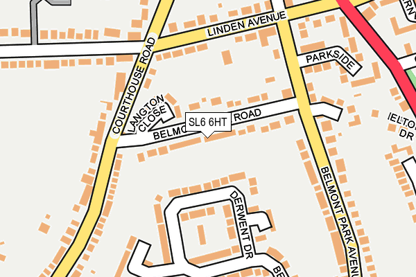SL6 6HT map - OS OpenMap – Local (Ordnance Survey)