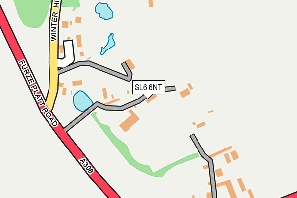 SL6 6NT map - OS OpenMap – Local (Ordnance Survey)