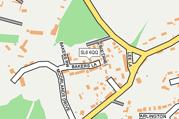SL6 6QQ map - OS OpenMap – Local (Ordnance Survey)