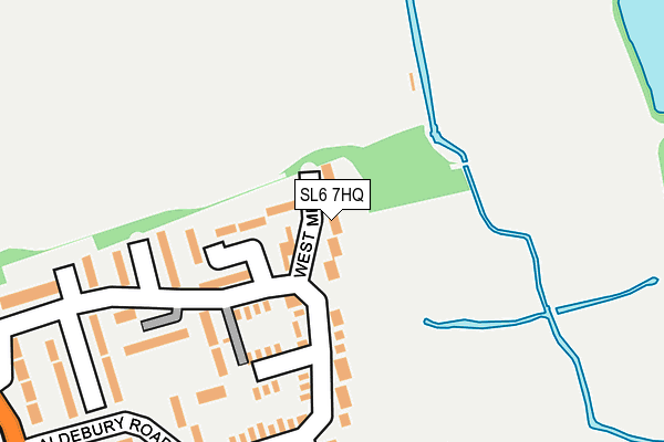 SL6 7HQ map - OS OpenMap – Local (Ordnance Survey)