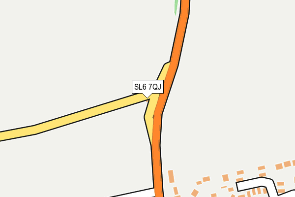 SL6 7QJ map - OS OpenMap – Local (Ordnance Survey)