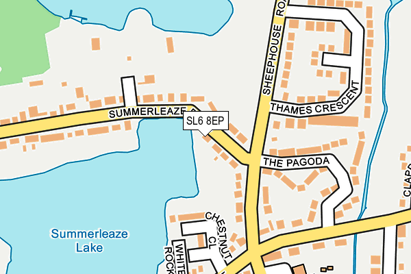 SL6 8EP map - OS OpenMap – Local (Ordnance Survey)