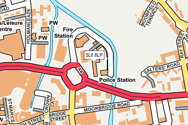 SL6 8LP map - OS OpenMap – Local (Ordnance Survey)