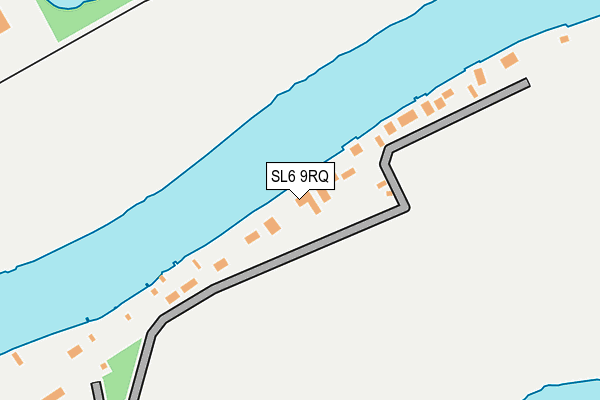 SL6 9RQ map - OS OpenMap – Local (Ordnance Survey)