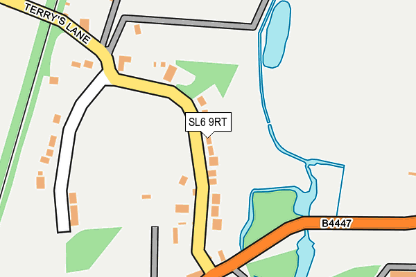 SL6 9RT map - OS OpenMap – Local (Ordnance Survey)