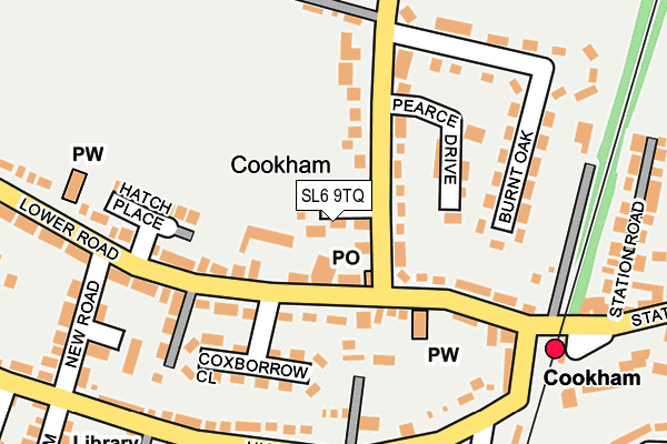 Map of GRANGE FARM MEADOW COOKHAM LIMITED at local scale