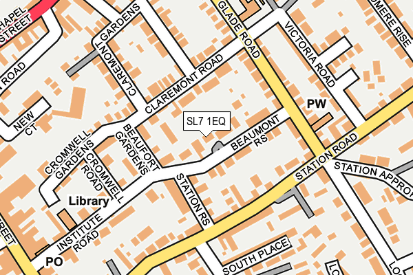SL7 1EQ map - OS OpenMap – Local (Ordnance Survey)