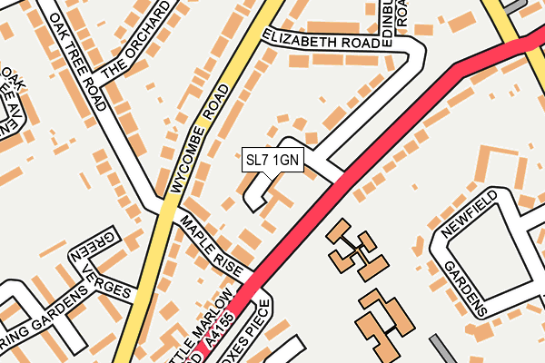SL7 1GN map - OS OpenMap – Local (Ordnance Survey)
