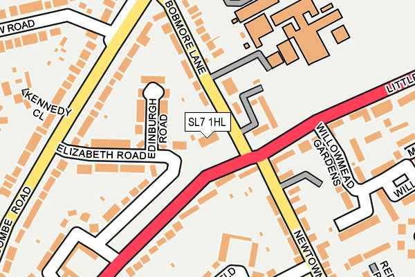 SL7 1HL map - OS OpenMap – Local (Ordnance Survey)