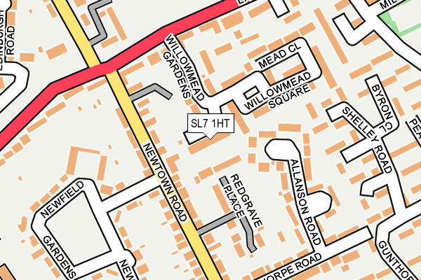 SL7 1HT map - OS OpenMap – Local (Ordnance Survey)