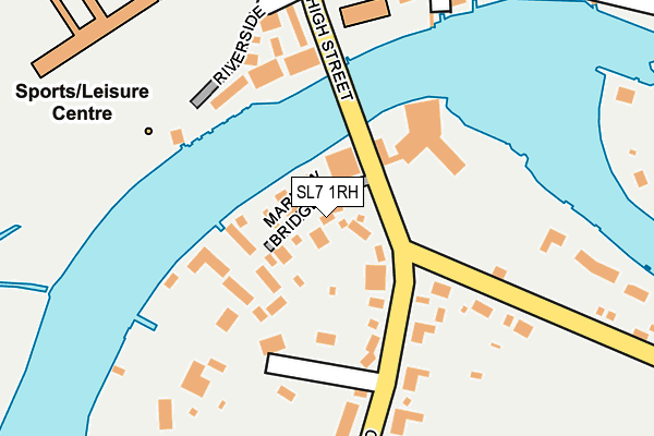 SL7 1RH map - OS OpenMap – Local (Ordnance Survey)