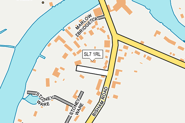 SL7 1RL map - OS OpenMap – Local (Ordnance Survey)