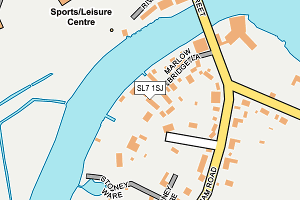 SL7 1SJ map - OS OpenMap – Local (Ordnance Survey)