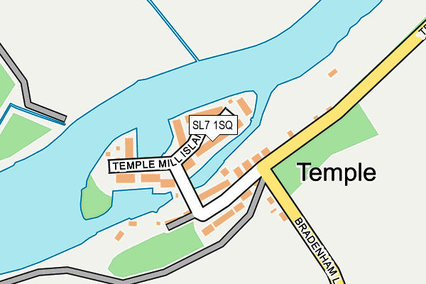 SL7 1SQ map - OS OpenMap – Local (Ordnance Survey)