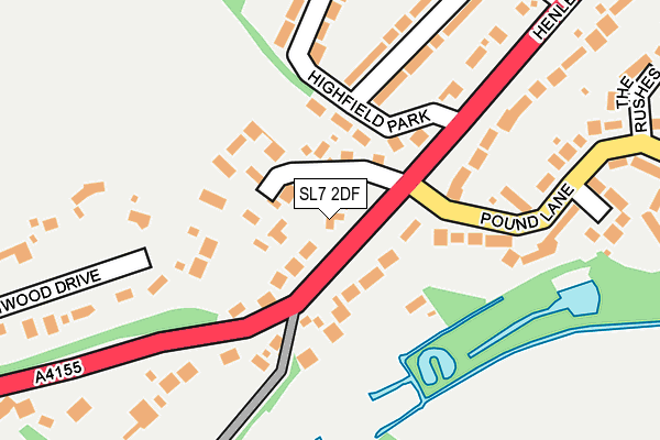 SL7 2DF map - OS OpenMap – Local (Ordnance Survey)