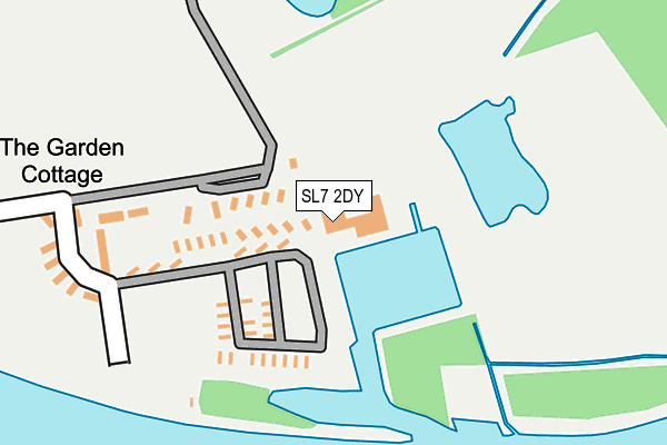 SL7 2DY map - OS OpenMap – Local (Ordnance Survey)