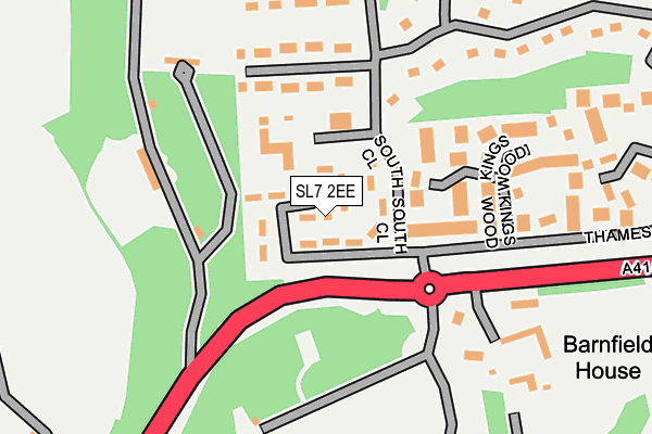 SL7 2EE map - OS OpenMap – Local (Ordnance Survey)
