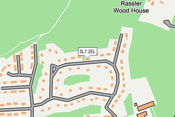 SL7 2EL map - OS OpenMap – Local (Ordnance Survey)