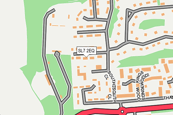 SL7 2EQ map - OS OpenMap – Local (Ordnance Survey)