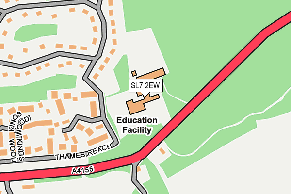 SL7 2EW map - OS OpenMap – Local (Ordnance Survey)