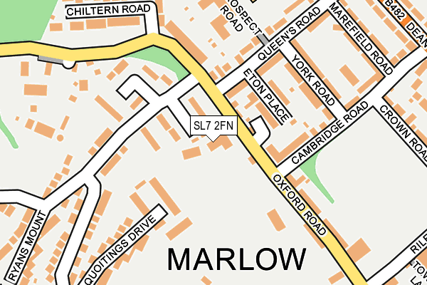 SL7 2FN map - OS OpenMap – Local (Ordnance Survey)