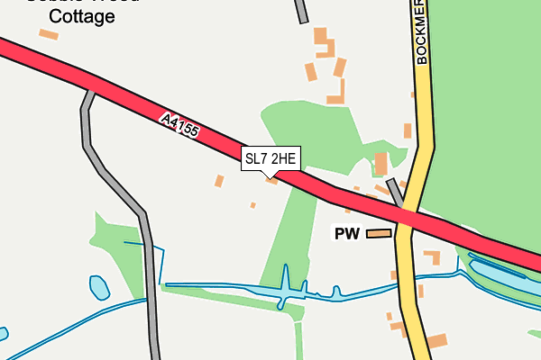 SL7 2HE map - OS OpenMap – Local (Ordnance Survey)