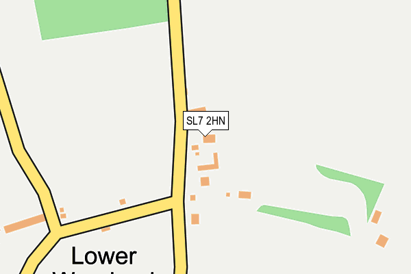 SL7 2HN map - OS OpenMap – Local (Ordnance Survey)
