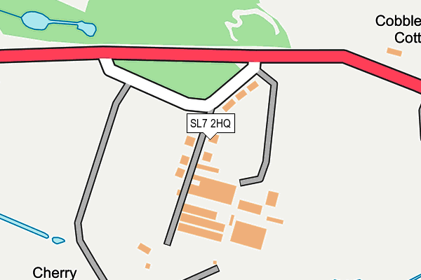 SL7 2HQ map - OS OpenMap – Local (Ordnance Survey)