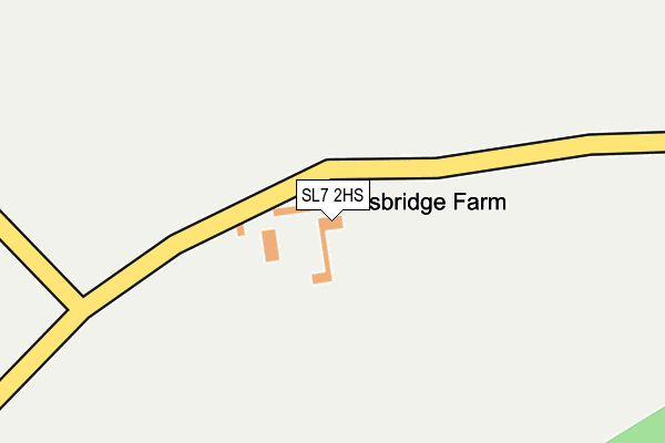 SL7 2HS map - OS OpenMap – Local (Ordnance Survey)