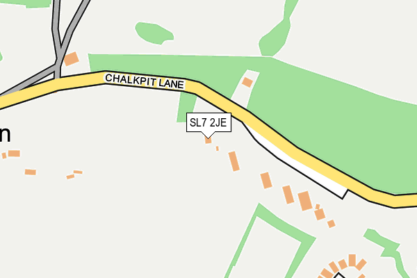 SL7 2JE map - OS OpenMap – Local (Ordnance Survey)