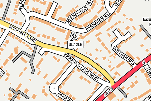 SL7 2LB map - OS OpenMap – Local (Ordnance Survey)