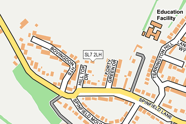 SL7 2LH map - OS OpenMap – Local (Ordnance Survey)