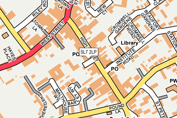 SL7 2LP map - OS OpenMap – Local (Ordnance Survey)