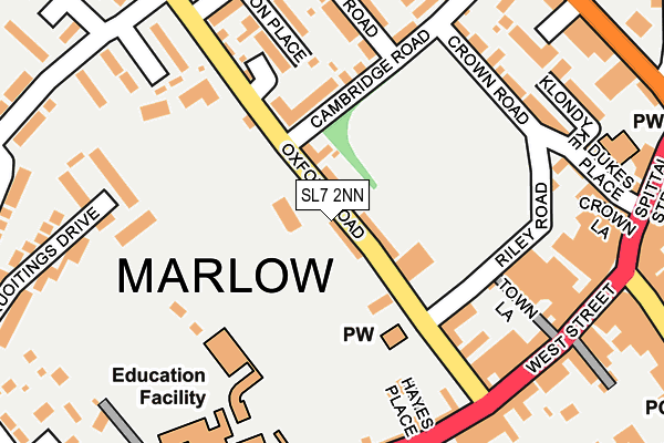 SL7 2NN map - OS OpenMap – Local (Ordnance Survey)