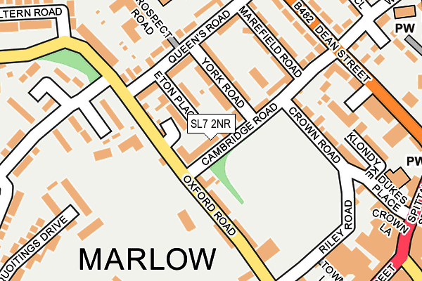 SL7 2NR map - OS OpenMap – Local (Ordnance Survey)