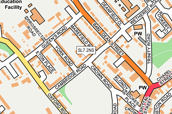 SL7 2NS map - OS OpenMap – Local (Ordnance Survey)