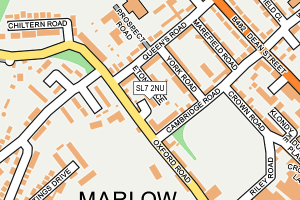 SL7 2NU map - OS OpenMap – Local (Ordnance Survey)