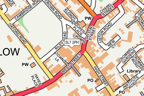 SL7 2PH map - OS OpenMap – Local (Ordnance Survey)